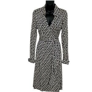 DVF silk jersey “Jeanne” wrap dress.
